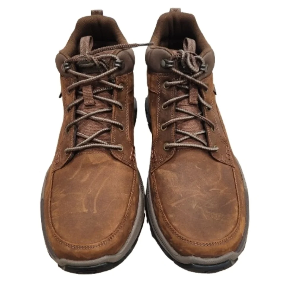 Skechers Relaxed Fit Relment Pelmo Brown Waterproof Hiking Boots - Men's Size 11 - Picture 3 of 6